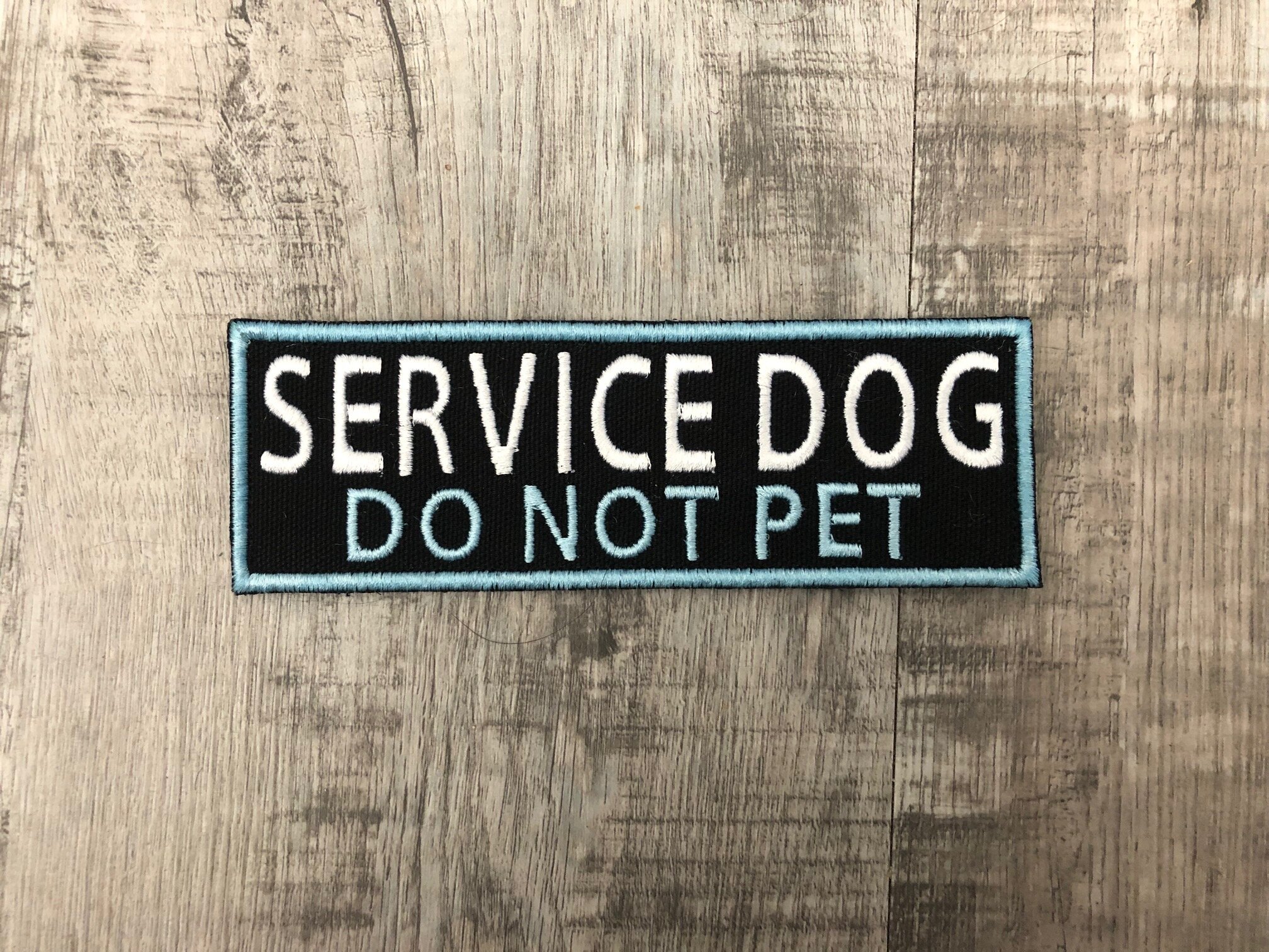 Service Dog Do Not Pet Patch -Pre Designed -2 Sizes Available — Designer  Doodle